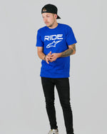 Alpinestars "Ride" 2.0 t-shirt blå