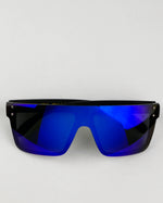 FLOW "Evade" blå solglasögon med polariserad lins