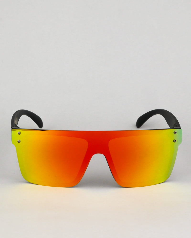 FLOW "Evade" orange solglasögon med polariserad lins