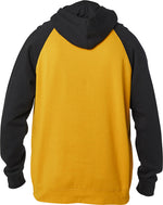 Fox "Crest" gul hoodie