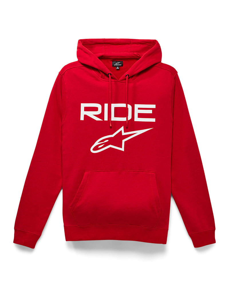 Alpinestars "Ride 2.0" röd hoodie