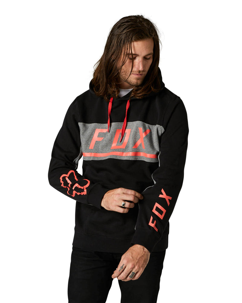 Fox "Merz" svart hoodie